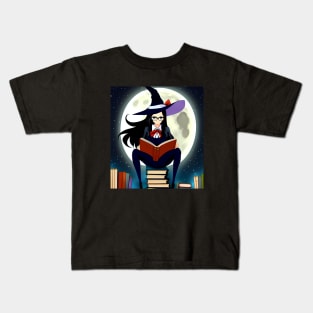 Bookworm Witch Kids T-Shirt